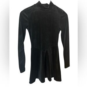 Forever 21 Black Velvet Dress